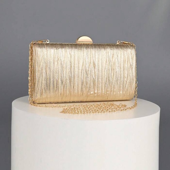 Elegant Gold Clutch - Picture 2 of 7